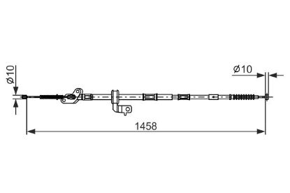 Cable Pull, parking brake -