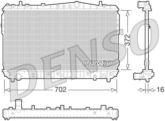 Radiator, engine cooling - Radiator, engine cooling -