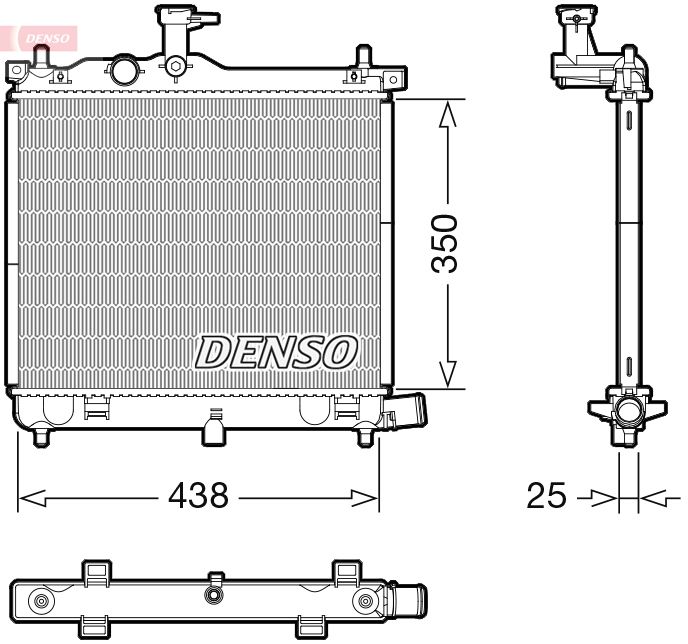 Radiator, engine cooling -