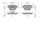 Brake Pad Set, disc brake BMW - 34 11 2 288 858