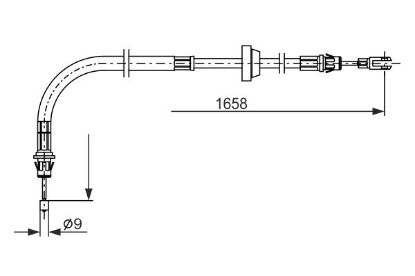 Cable Pull, parking brake -