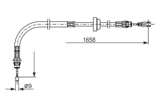 Cable Pull, parking brake -