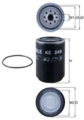 Fuel Filter SCANIA - 1393640, MAN - 5112503066