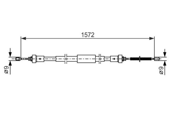 Cable Pull, parking brake -