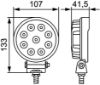 Worklight R1500, ECE-R10, 1210lm