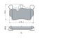 Brake Pad Set, disc brake VAG - 7L0 698 451 H