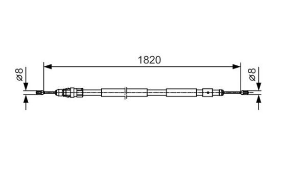 Cable Pull, parking brake -
