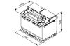 Starter Battery 60Ah 640A 242*175*190 - +