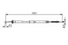 Cable Pull, parking brake -
