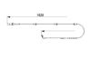 Warning Contact, brake pad wear -