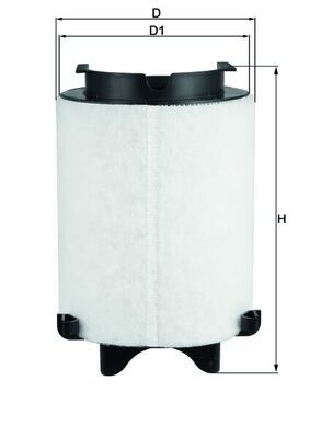 Air Filter VAG - 1K0 129 607C