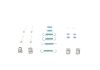 Accessory Kit, brake shoes -