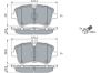 Brake Pad Set, disc brake MERCEDES-BENZ - 003 420 59 20