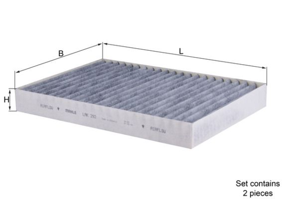 Filter, cabin air MERCEDES-BENZ - 221 830 07 18