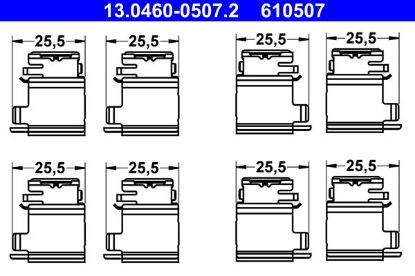 Accessory Kit, disc brake pad MERCEDES-BENZ - 447 423 00 91