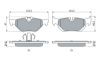 Brake Pad Set, disc brake BMW - 34 12 1 288 891