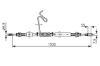 Cable Pull, parking brake FORD - 1 371 467