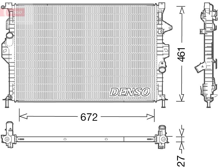 Radiator, engine cooling - Radiator, engine cooling -