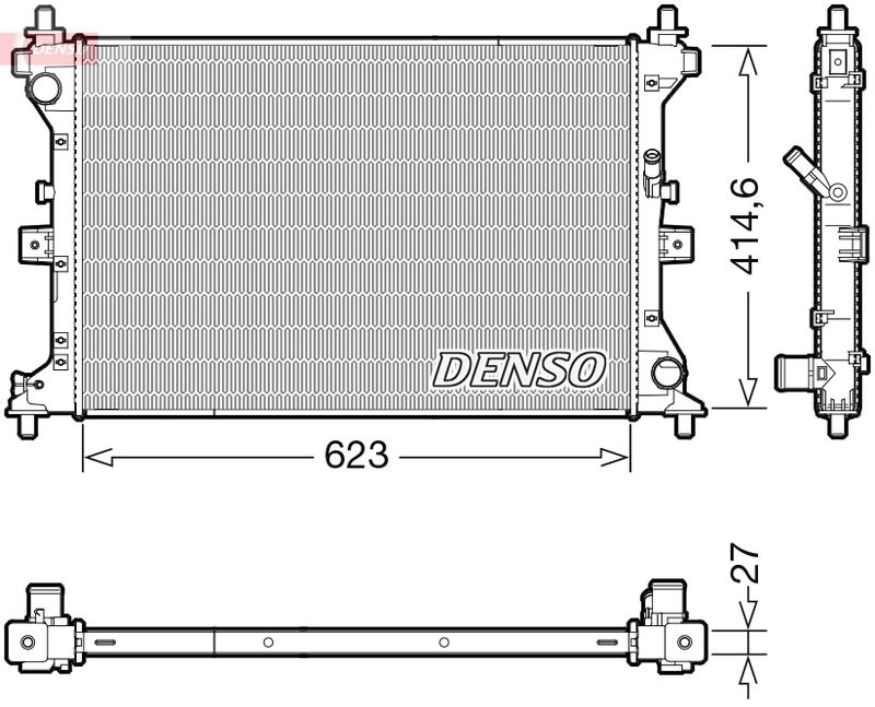Radiator, engine cooling - Radiator, engine cooling -