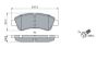 Brake Pad Set, disc brake PSA - 16 140 058 80