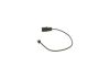 Warning Contact, brake pad wear -