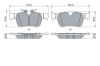 Brake Pad Set, disc brake VOLVO - 31423653