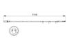 Warning Contact, brake pad wear -
