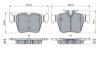 Brake Pad Set, disc brake MERCEDES-BENZ - 000 420 59 00