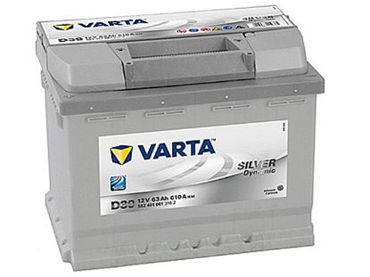 Starter Battery 63Ah 610A 242*175*190 + - SILVER dynamic