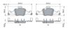 Brake Pad Set, disc brake BMW - 34 10 6 898 192