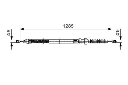 Cable Pull, parking brake -