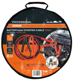 Jumper Cables Professional 3.5m 25mm2 700A peak 350A pidev CU