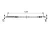 Cable Pull, parking brake -
