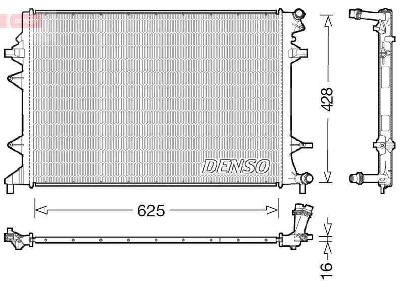 Radiator, engine cooling -