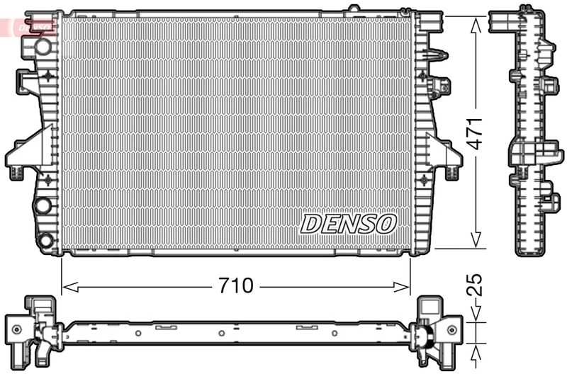 Radiator, engine cooling -
