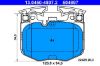 Brake Pad Set, disc brake BMW - 34 11 6 889 570