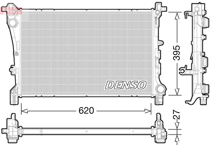 Radiator, engine cooling -