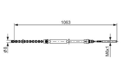 Cable Pull, parking brake -