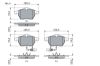 Brake Pad Set, disc brake VAG - 8N0 698 151 E