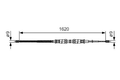 Cable Pull, parking brake -