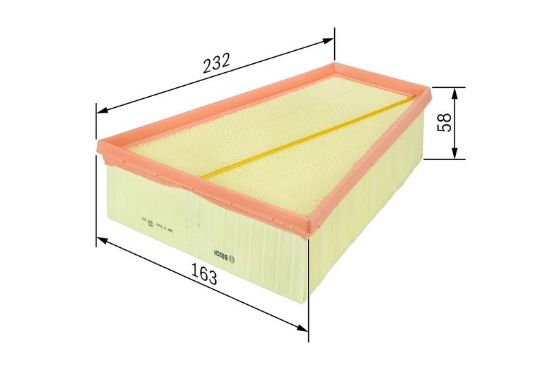 Air Filter RENAULT - 16 54 661 31R
