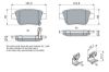 Brake Pad Set, disc brake TOYOTA - 04466-YZZE2