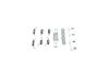 Accessory Kit, parking brake shoes -