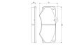 Brake Pad Set, disc brake G-CLASS (W463), G-CLASS (W461)