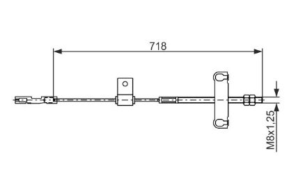 Cable Pull, parking brake -