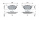 Brake Pad Set, disc brake VAG - 1JE 698 151 B