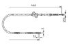 Cable Pull, parking brake -