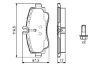 Brake Pad Set, disc brake MERCEDES-BENZ - 168 420 07 20