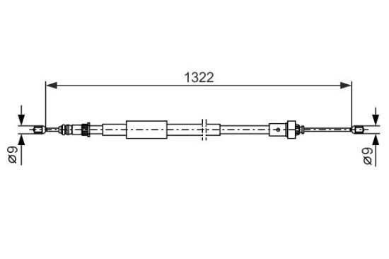 Cable Pull, parking brake -