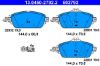 Brake Pad Set, disc brake MERCEDES-BENZ - 008 420 37 20